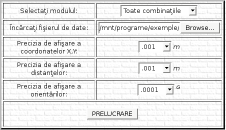 Exemplul 1 - Toate combinaţiile